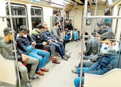 استفاده از ماسک در مترو از روز شنبه 13 اردیبهشت اجباری شد