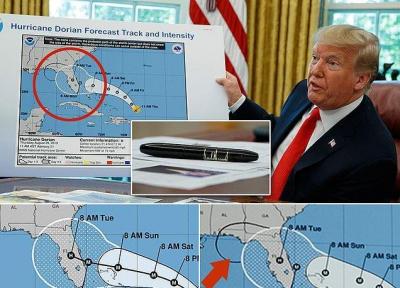 سرسختی ترامپ در دفاع از ادعاهایش درخصوص طوفان آمریکا