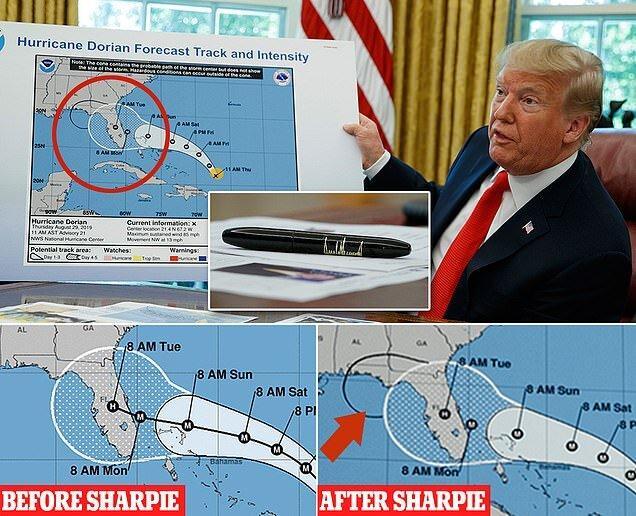 سرسختی ترامپ در دفاع از ادعاهایش درخصوص طوفان آمریکا
