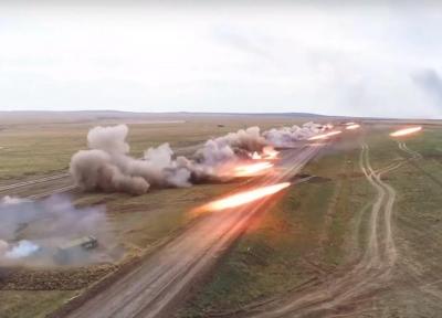 شلیک آتش بار سنگین روسیه در جریان مانور سنتر-2019
