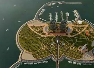 ساخت نخستین جزیره مصنوعی کشور در دریای خزر