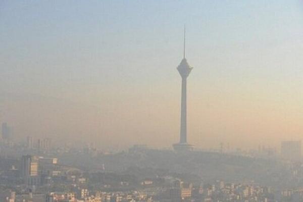افزایش آلودگی هوای تهران طی امروز